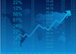 Finance report. Vector.
