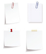 collection of note paper