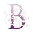 Vector: letra b be letra b be