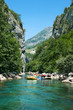 Green  water rafting on the rapids of River Neretva