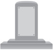 Memorial Gravestone with Blank Plaque Memorial Gravestone with Blank Plaque