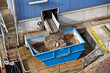 container for industrial remainings