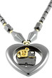 pendentif hématite, fond blanc pendentif hématite, fond blanc