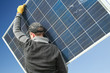 Solarzelle Arbeiter