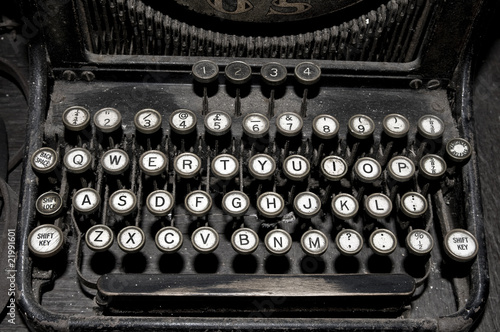 Foto: Vintage typewriter Vintage typewriter