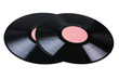Two vinyl disks