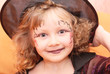 Mädchen, Halloween, Girl, Hexenhut.