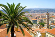 Bird view of Nice city, France