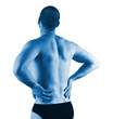 young man with pain