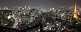 Illuminated Tokyo City in Japan at night from high above - Fine Art prints