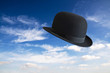Bowler hat in sky