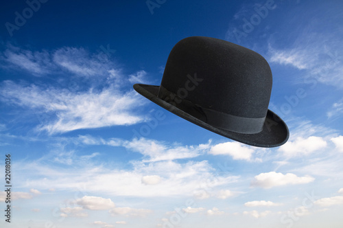 Photo: Bowler hat in sky Bowler hat in sky