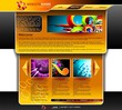 Brightly website design template.