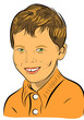 portrait enfant qui sourit portrait enfant qui sourit
