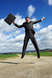 jumping business-man