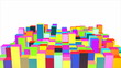 Colorful equalizer bars
