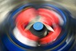 rotating rotor of centrifuge