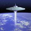 UFO over Earth