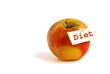 Apple diet concept