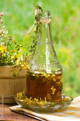 Photo: herbal medicine :Hypericum herbal medicine :Hypericum
