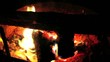 Fire Burning with Rainbow of Colors
