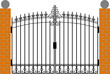 Iron gate