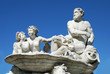 Particolare di statua in marmo Particolare di statua in marmo