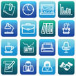 Minimalistic offise icons set