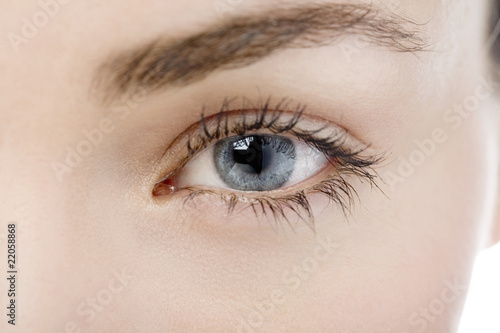Photo: Auge einer Frau in Nahaufnahme Auge einer Frau in Nahaufnahme