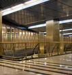 Empty business center hall