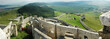 Ruins of Spis Castle (Spissky Hrad) in Slovakia - panorama