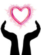hand silhouettes