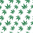 cannabis seamless pattern extended
