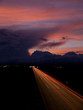 Autobahn bei Nacht