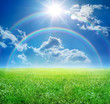 Landscape with a rainbow