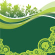 abstract woodland theme