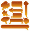 Sweet speech bubbles-vector.