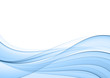 Abstract blue wave