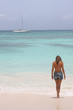 girl in saona beach