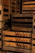 Logo Wein Holzkiste Weinkiste Vino Vin nostalgisch