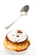 homemade egg flan with caramel