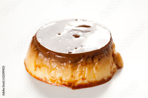 Photo: homemade egg flan with caramel homemade egg flan with caramel