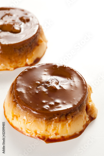 Photo: homemade egg flan with caramel homemade egg flan with caramel