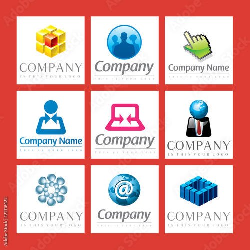 Vector: vector logos network and mailing vector logos network and mailing
