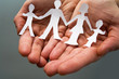 Family in the hands Family in the hands