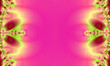 Pink fractal frame Pink fractal frame
