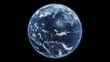 Spinning planet Earth - isolated black bg - textures by NASA Spinning planet Earth - isolated black bg - textures by NASA