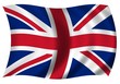 Illustration: Grosse wehende Fahne Großbritannien Grosse wehende Fahne Großbritannien