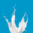 milk splashing