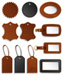 leather labels